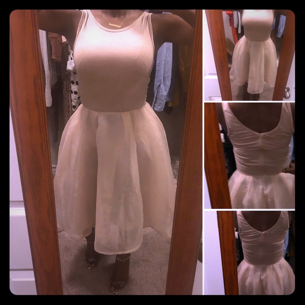 House of Chic Los Angeles Blush Tank Dress